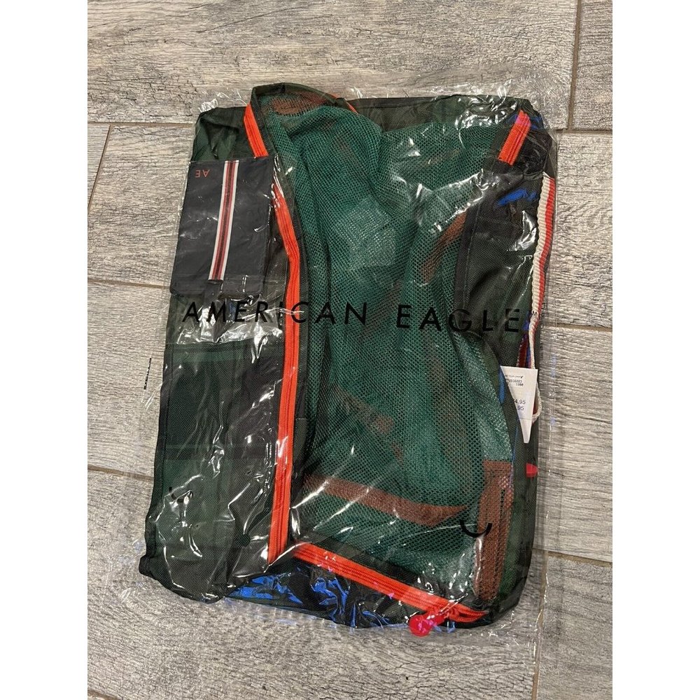 NWT AE American Eagle Outfitters Holiday 2022‎ Zipper Storage Bags Luggage Tag